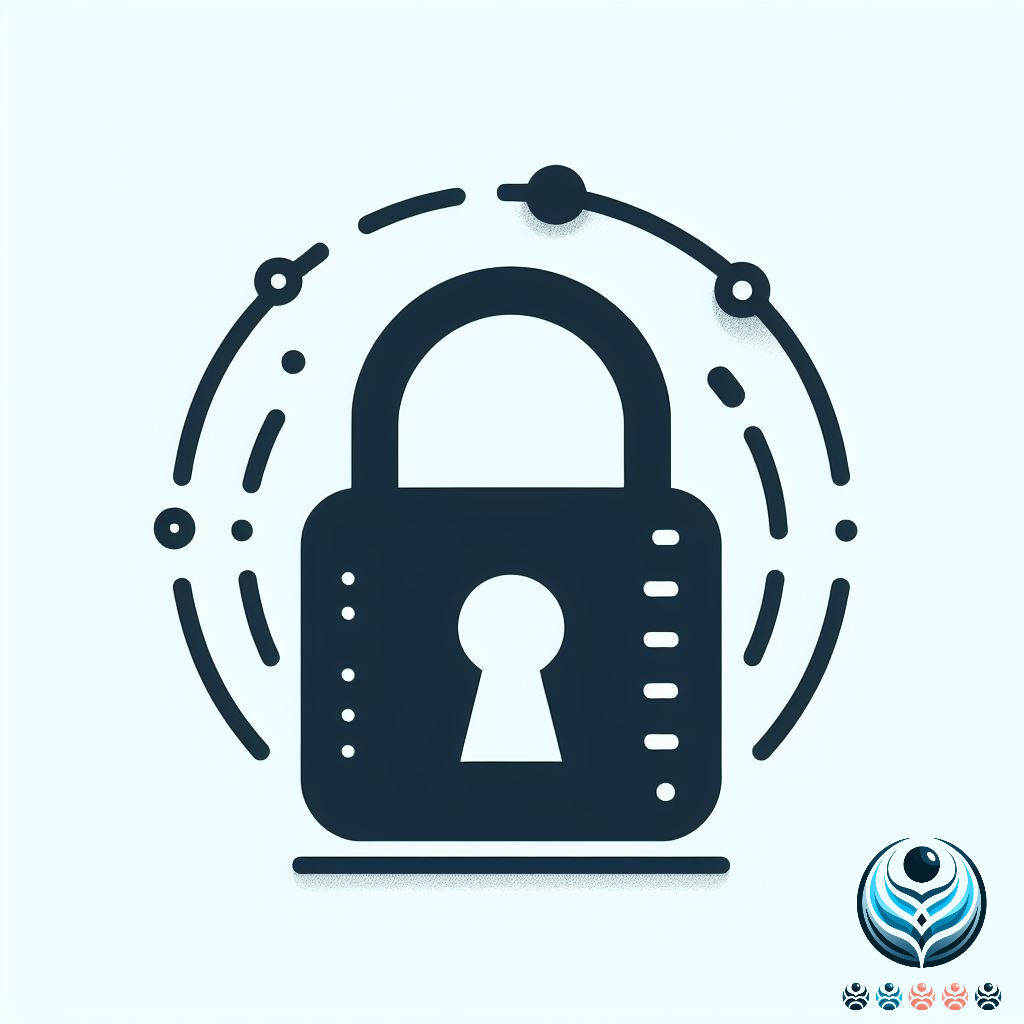 a picture of a lock used to illustrate privacy